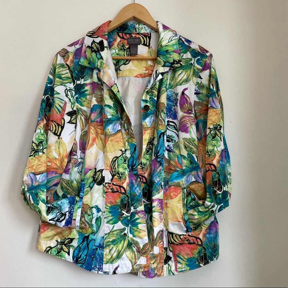 Addition by Chico’s floral jacket